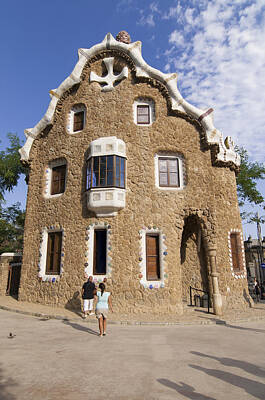 Cities Rights Managed Images - Park Guell Barcelona Antoni Gaudi Royalty-Free Image by Matthias Hauser