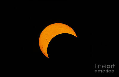 Patriotic Signs - Partial Solar Eclipse Of 2012 by Phillip Jones