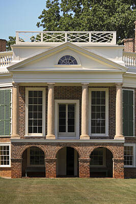 Architecture David Bowman - Poplar Forest South Portico by Teresa Mucha