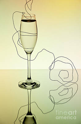 Wine Royalty Free Images - Reflection 01 Royalty-Free Image by Nailia Schwarz
