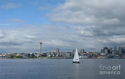 Dandelions - Seattle Sail by Arlene Carmel