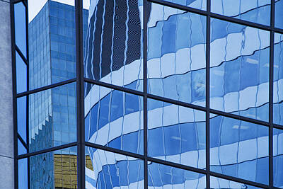 Traditional Kitchen Royalty Free Images - Sky Scraper Tall Building abstract with windows and reflections No.0109 Royalty-Free Image by Randall Nyhof