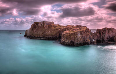 Surrealism Photos - St Catherines Rock Surreal by Steve Purnell