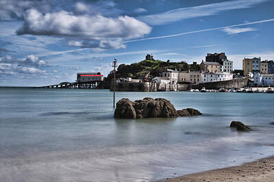 Namaste With Pixels Royalty Free Images - Tenby Harbour 1 Royalty-Free Image by Steve Purnell