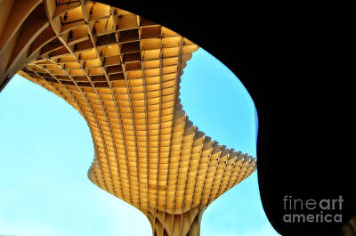 Urban Abstracts - The Curves of the Metropol Parasol by Mary Machare