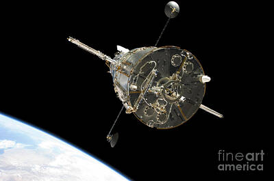 Lucille Ball Royalty Free Images - The Hubble Space Telescope In Orbit Royalty-Free Image by Stocktrek Images