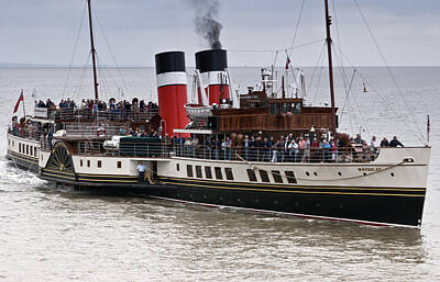 Studio Grafika Typography Royalty Free Images - The Waverley Paddle Steamer Royalty-Free Image by Steve Purnell
