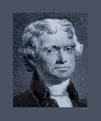 Minimalist Music Posters - Thomas Jefferson Original by Rob Hans