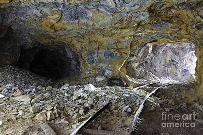 Spot Of Tea - Tunnel With Abandoned Railtracks by Richard Roscoe
