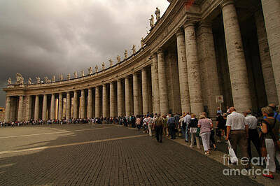 Architecture David Bowman - Vatican City lines by Mike Nellums