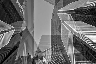 Abstract Skyline Photos - Abstract Architecture - Toronto Financial District by Shankar Adiseshan
