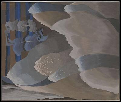 Birds Painting Rights Managed Images - Arthur Dove, 1880-1946, Reaching Waves Royalty-Free Image by Arthur Dove