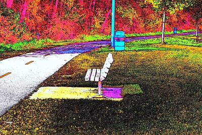 Not Your Everyday Rainbow - Autumn on the Bike Path by Karen Majkrzak