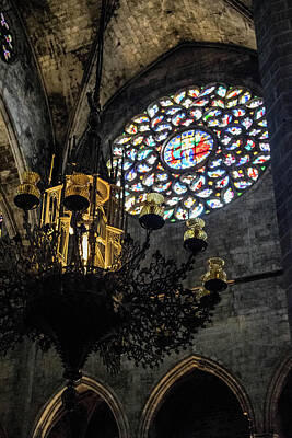 Bon Voyage Royalty Free Images - Basilica De Santa Maria De La Mar, Barcelona, Spain Royalty-Free Image by Wayne Higgs