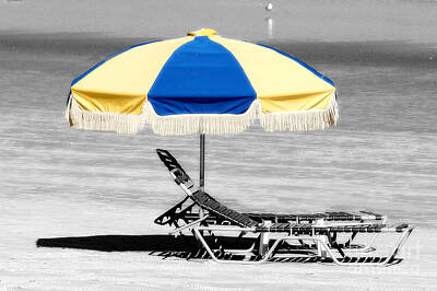 Beach Royalty-Free and Rights-Managed Images - Beach Day by Raymond Earley
