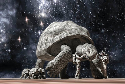 Best Sellers - Reptiles Digital Art - Beautiful Creatures by Betsy Knapp
