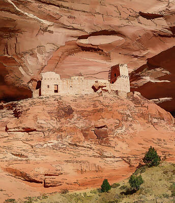 Funny Kitchen Art - Canyon de Chelly 4 by Mike Penney