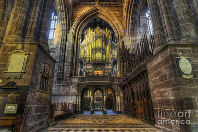 Musician Photo Royalty Free Images - Cathedral Organ Royalty-Free Image by Ian Mitchell