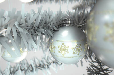 Grimm Fairy Tales - Christmas Decor White by Allan Swart