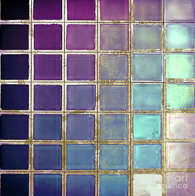 Royalty-Free and Rights-Managed Images - Color Chart Teal by Mindy Sommers