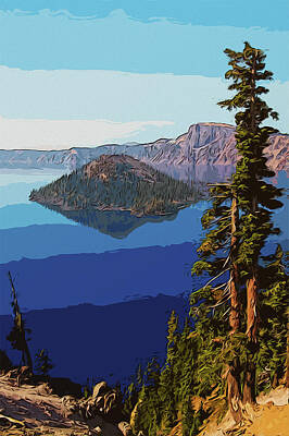 On Trend Breakfast Royalty Free Images - Crater lake, Oregon Royalty-Free Image by AM FineArtPrints