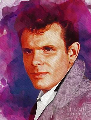 Music Paintings - Del Shannon, Music Legend by Esoterica Art Agency