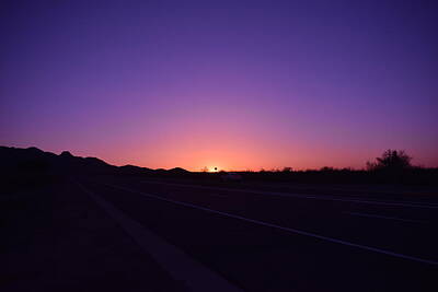 Textured Letters - Desert Sunset 1 by Nina Kindred