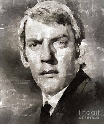Actors Paintings - Donald Sutherland, Actor by Esoterica Art Agency