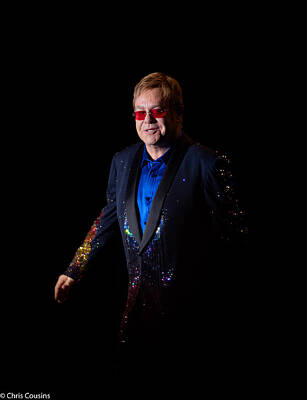 Musician Photo Royalty Free Images - Elton John Royalty-Free Image by Chris Cousins