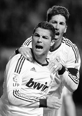 Athletes Photos - Cristiano Ronaldo 12 by Rafa Rivas