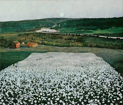 Aloha For Days - Flower Meadow In The North by Harald Sohlberg