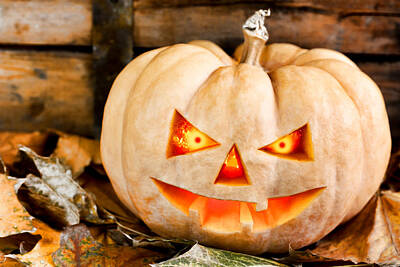 Seamstress - Halloween creepy pumpkin by Boyan Dimitrov