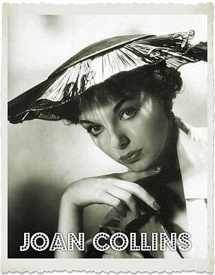 Musicians Photos - Joan Collins by Esoterica Art Agency