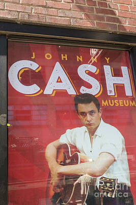 Musicians Rights Managed Images - Johnny Cash museum Entrance Royalty-Free Image by Patricia Hofmeester