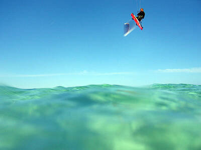 The Art Of Fishing Rights Managed Images - Kitesurfing Royalty-Free Image by Stelios Kleanthous