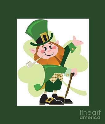 Abtracts Laura Leinsvencner - Leprechaun by Frederick Holiday
