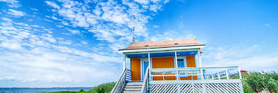 Outerspace Patenets Rights Managed Images - Lonely Beach Hut Royalty-Free Image by Alex Grichenko