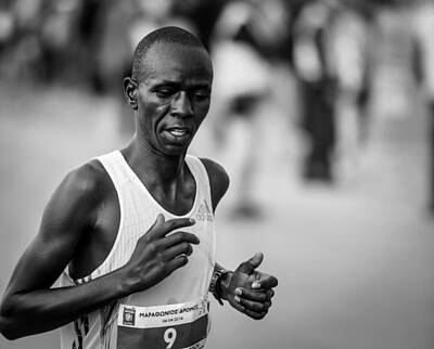 Athletes Photos - Marathon Athlete  by Sotiris Filippou