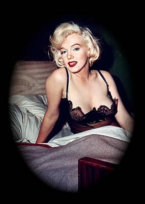 Actors Photos - Marilyn Monroe Rr Berth Set Some Like It Hot 1959-2014 by David Lee Guss