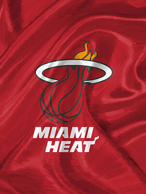 Recently Sold - Sports Digital Art - Miami Heat by Afterdarkness