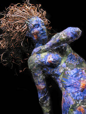 Surrealism Mixed Media - Nectar a sculpture by Adam Long by Adam Long