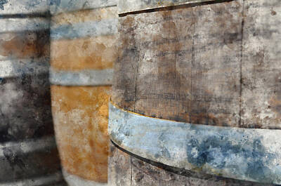 Beer Photos - Oak Wine Barrel by Brandon Bourdages