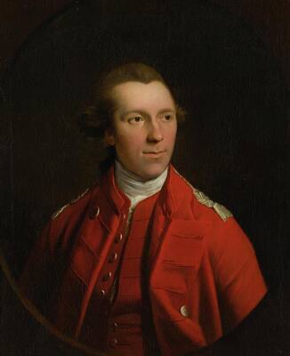 Anne Geddes For The Nursery Rights Managed Images - Portrait Of A British Officer In Red Uniform Royalty-Free Image by MotionAge Designs
