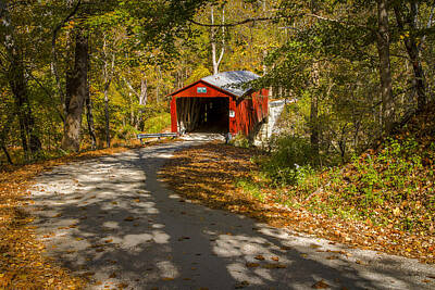 Music Royalty-Free and Rights-Managed Images - Rollingstone covered bridge  by Jack R Perry
