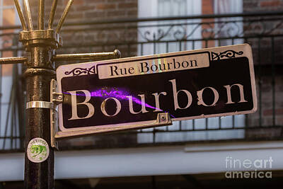 Rights Managed Images - Rue Bourbon Royalty-Free Image by Jerry Fornarotto
