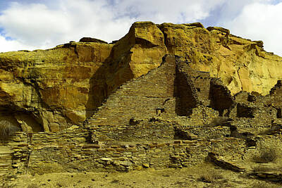 Birds Royalty-Free and Rights-Managed Images - Ruins in Chaco Canyon by Jeff Swan