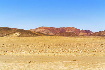 Animal Watercolors Juan Bosco - Sahara desert landscape in Sudan near Wadi Halfa. by Marek Poplawski