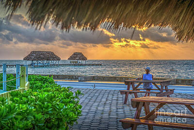 Fromage - San Pedro Belize Sunrise by David Zanzinger