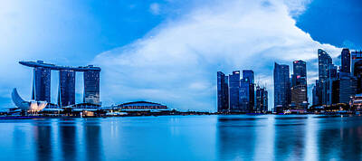 Irish Leprechauns - Singapore cityscape 2 by Jijo George