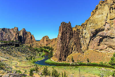 Black And White Beach Royalty Free Images - Smith Rock Royalty-Free Image by Jonny D